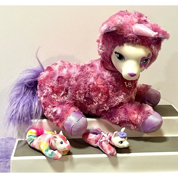 Puppy Surprise Llamacorn Surprise Plush Dolly Purple Stuffed Animal 2 BABIES - Picture 1 of 8